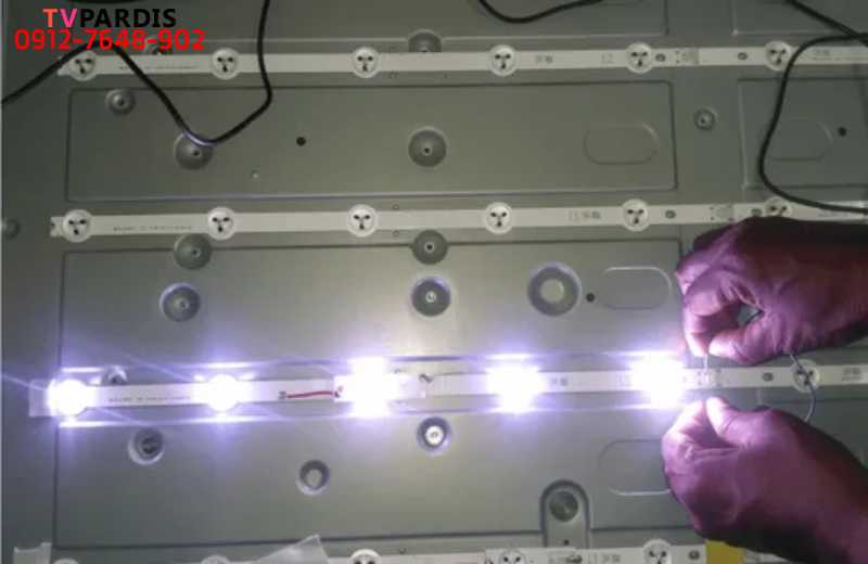 علائم سوختن بک لایت تلویزیون